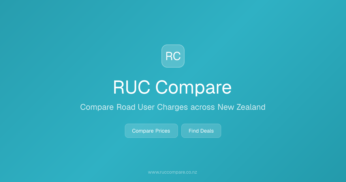 RUC Compare - Compare Road User Charges NZ